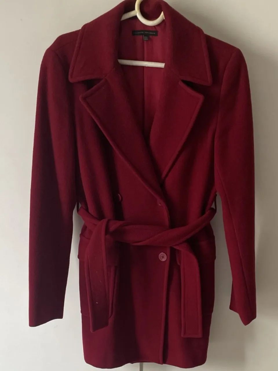 TRENCH COAT ZARA BASIC  FALL/ WINTER  42 LÃ VERMELHO
