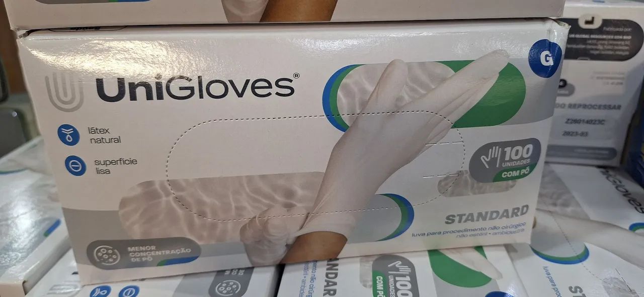 Luvas de procedimento Unigloves ou Supermax - Foto 2