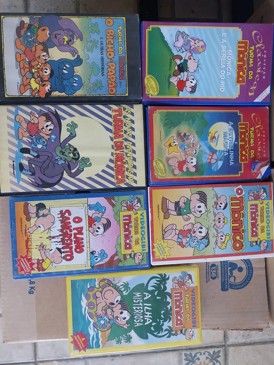Coleção de VHS Turma da Mônica - Clássicos