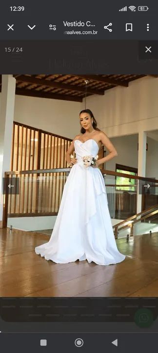 Vestido de noiva branco