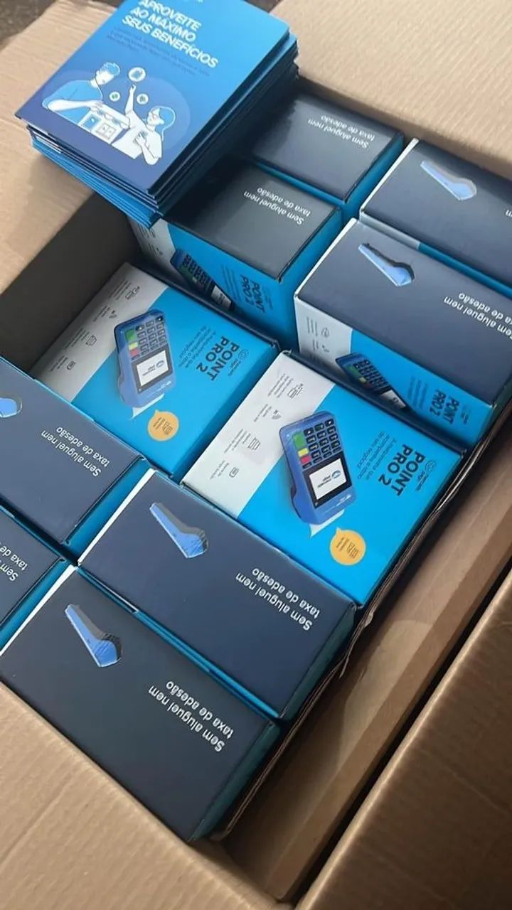 MÁQUINA DE CARTÃO POINT PRO 2 - CHIP 3G E WIFI - MERCADO PAGO - Foto 3