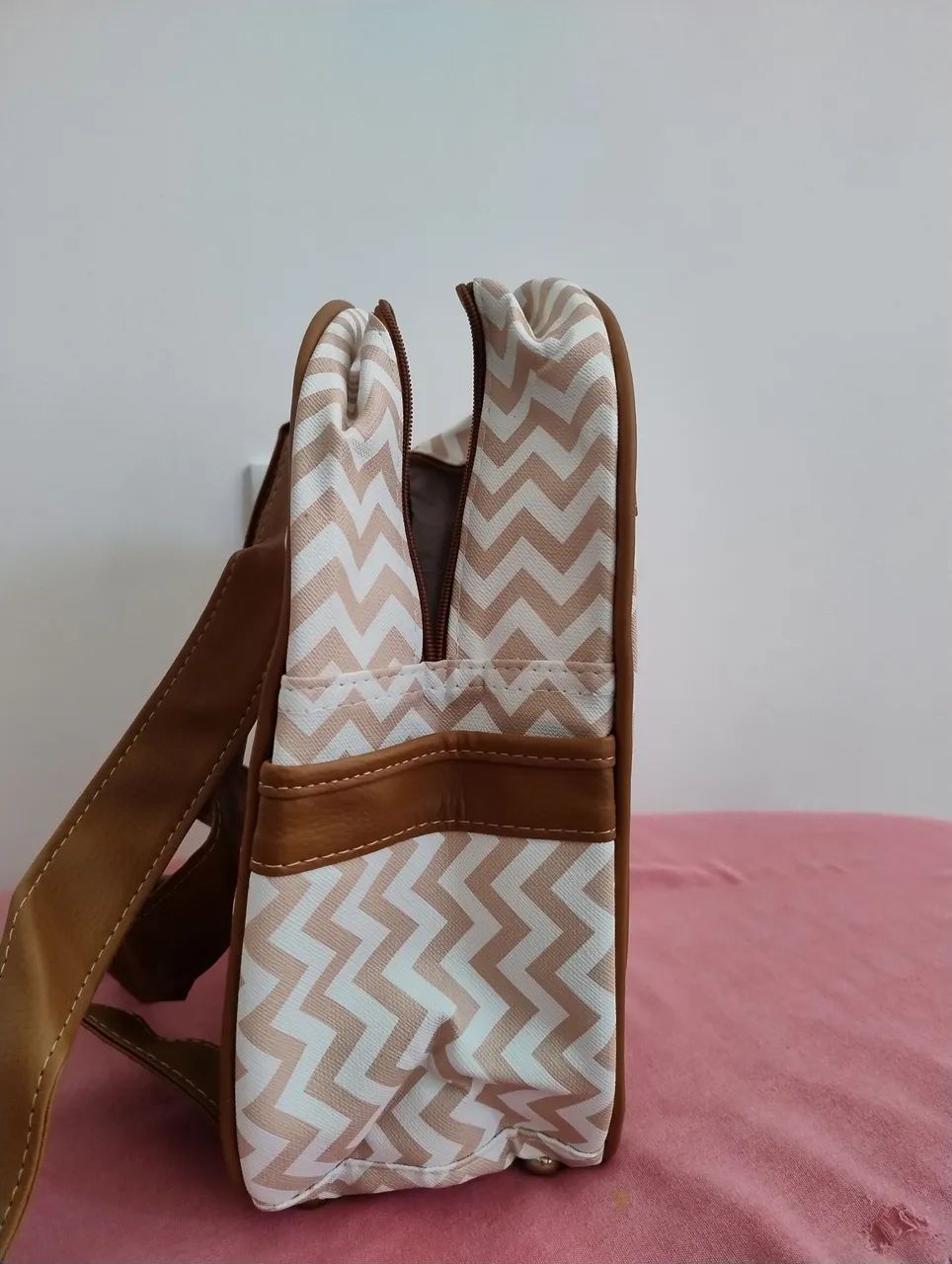 Mochila Fofo Kits para Bebê - Marfim - Foto 2