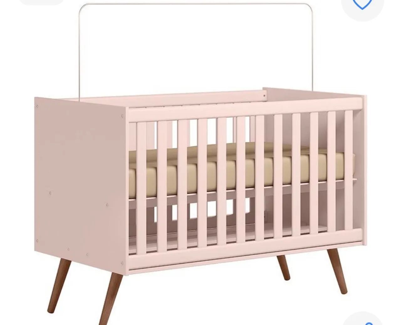 VENDO BERÇO E COLCHÃO SEMINOVOS Tempo de uso : 3 meses