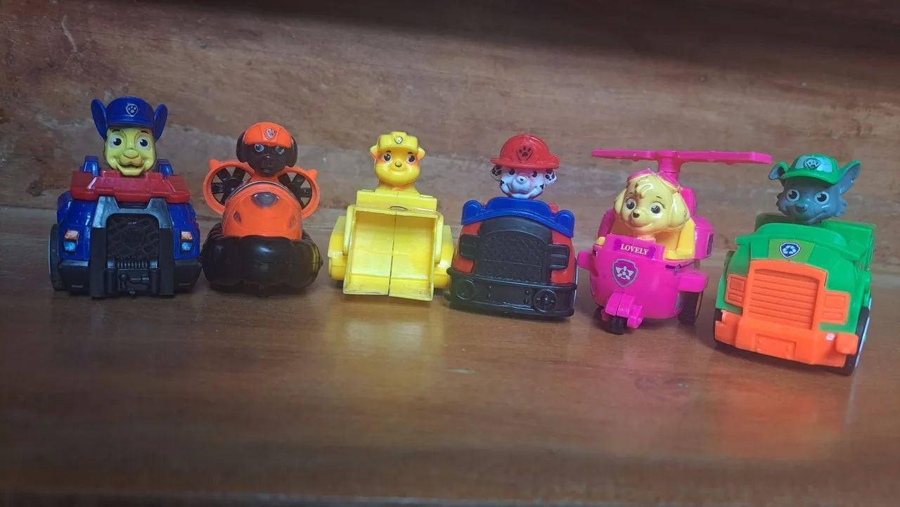 Patrulha Canina - Carrinhos com Personagens - 8 Peças - Foto 3