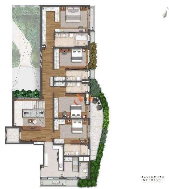 Cobertura com 4 suítes, 307 m² no bairro Batel - Foto 2