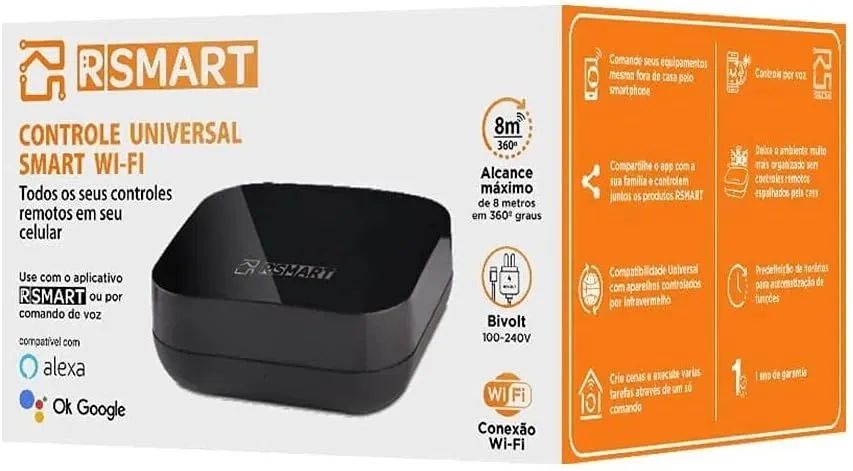 Controle Remoto Universal Smart Wi-Fi Rsmart - Controle tudo Pelo Celular - Foto 2