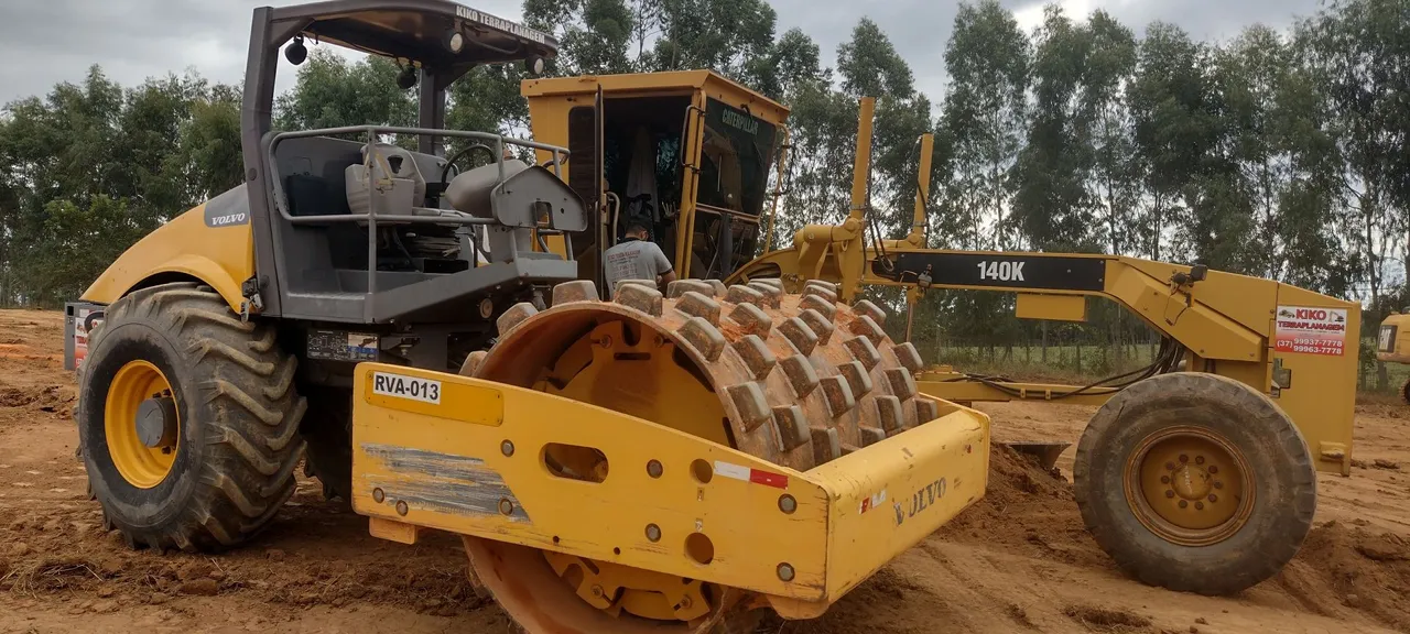 Rolo compactador volvo sd105 2009 2.000 horas