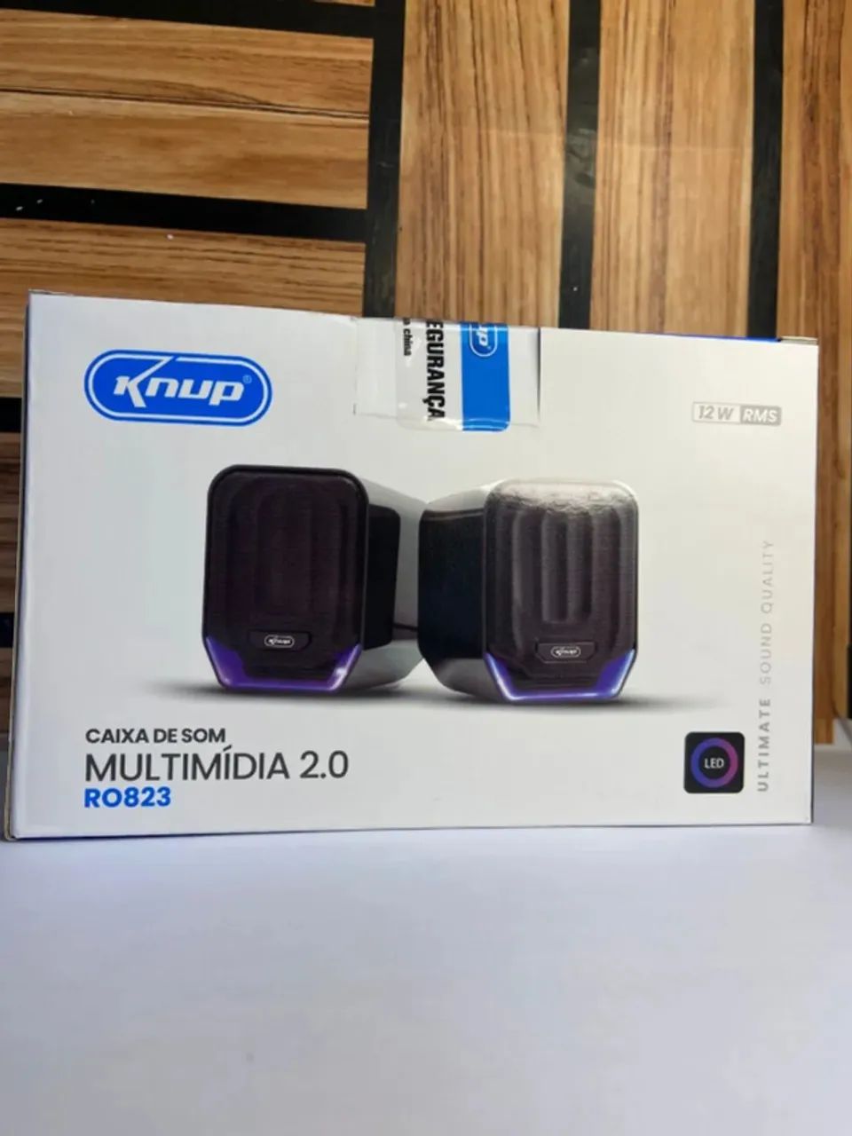 Caixa de Som 12W RMS Multimídia para PC 