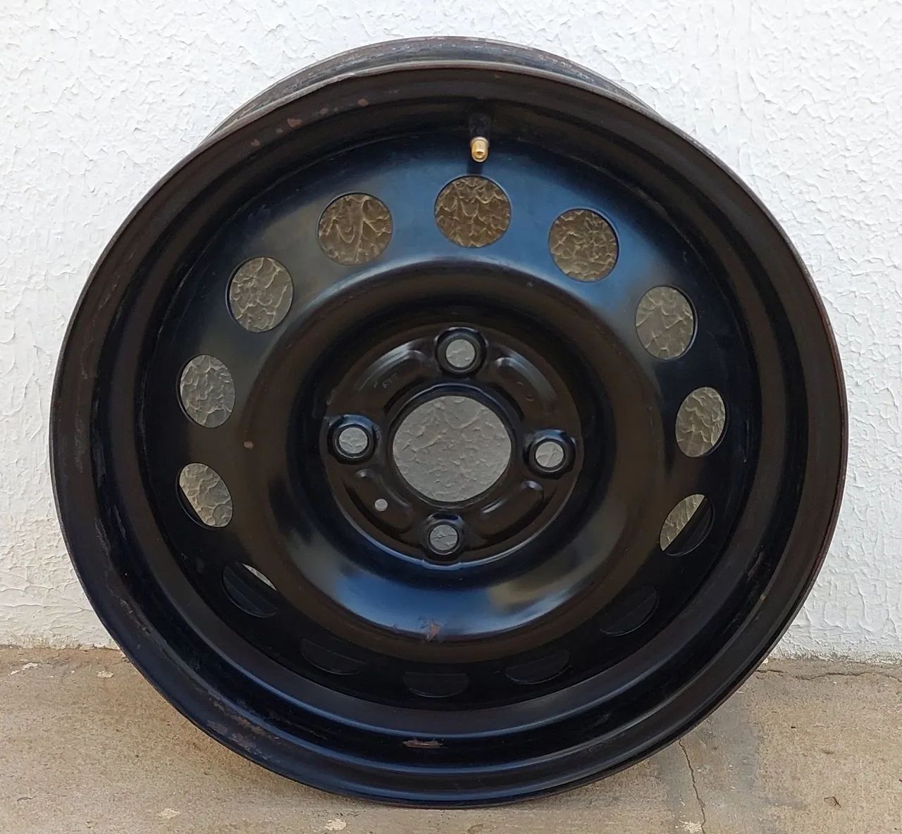 JOGO RODAS FERRO ARO 15 ORIGINAL FORD - Foto 4