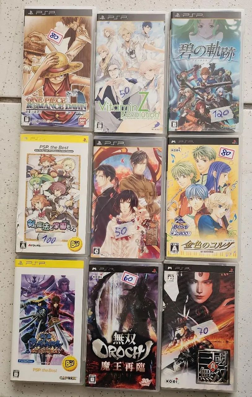Jogos de PSP 50 cada Ou 5 por 200 - Jogos de Vídeo Game - Jardim