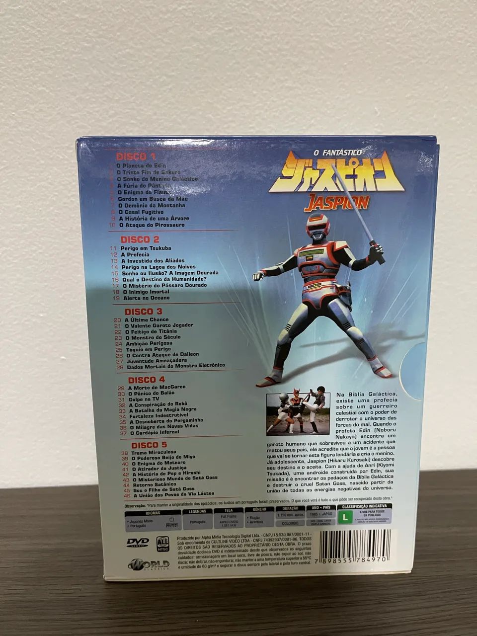 Jaspion box dvd serie completa original - Foto 2