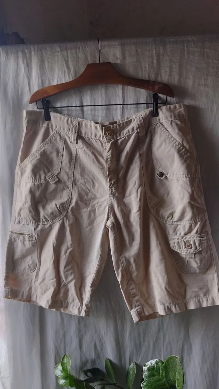 Bermuda masculina creme 