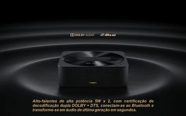 Projetor UST Formovie R1 nano 1200 lumens Ultra Curta Distância, Full HD. LACRADO! - Foto 4