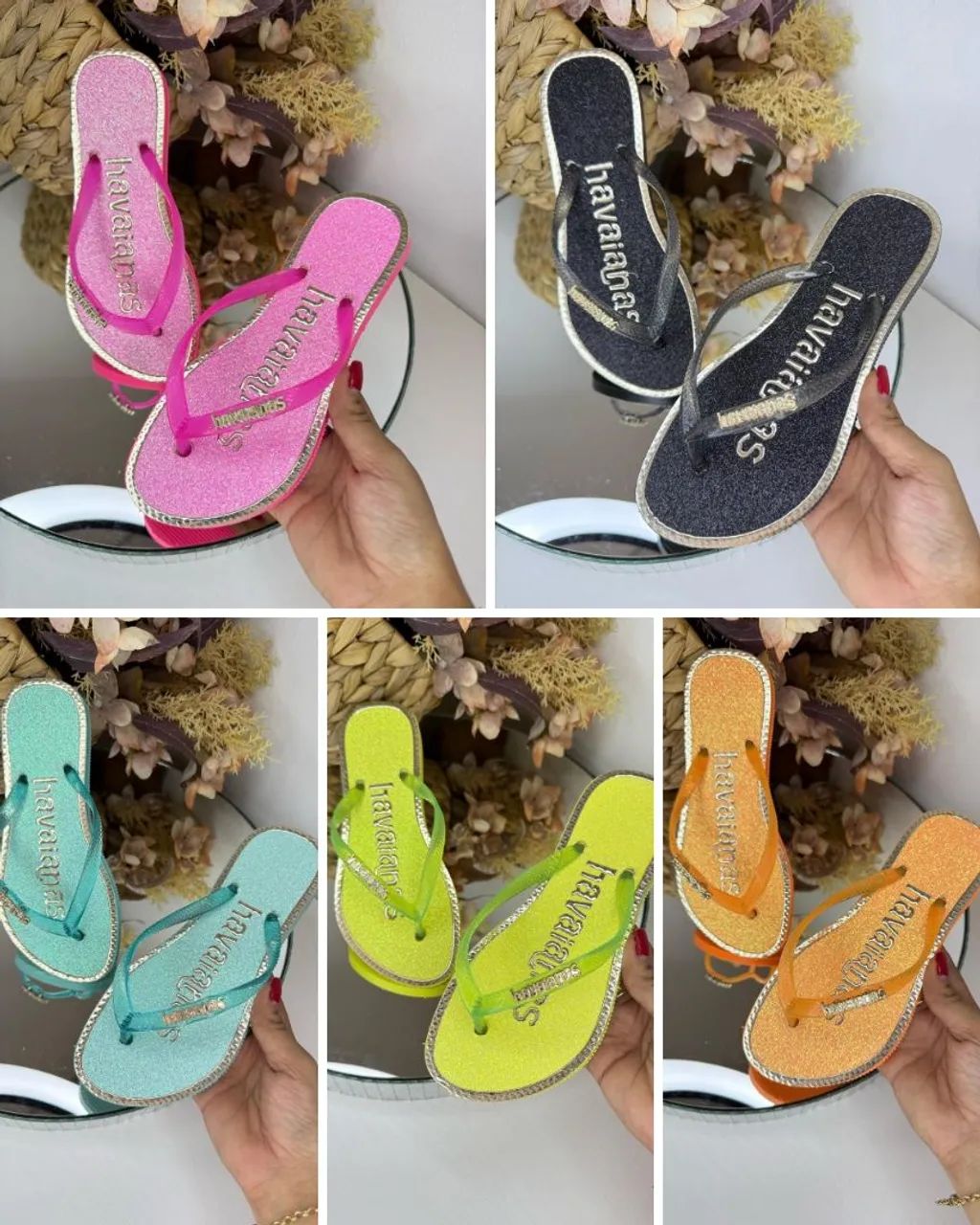 Havaianas Glitter - Cores Variadas