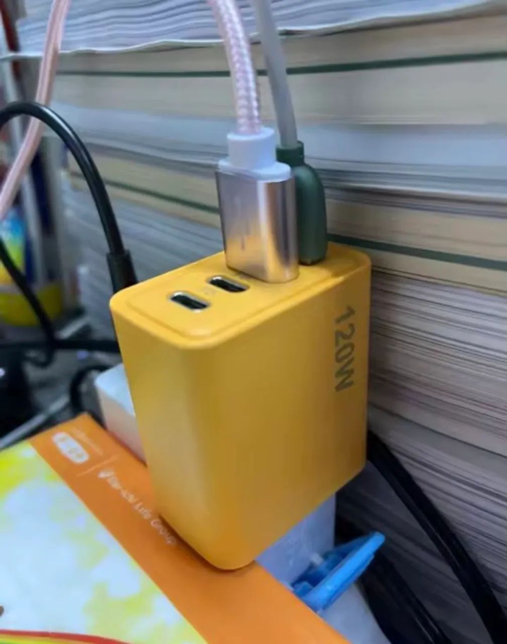 Carregador Turbo Rápido Usb-c com 4 portas Iphone e Android Rápido e seguro Entrega Rapida - Foto 4