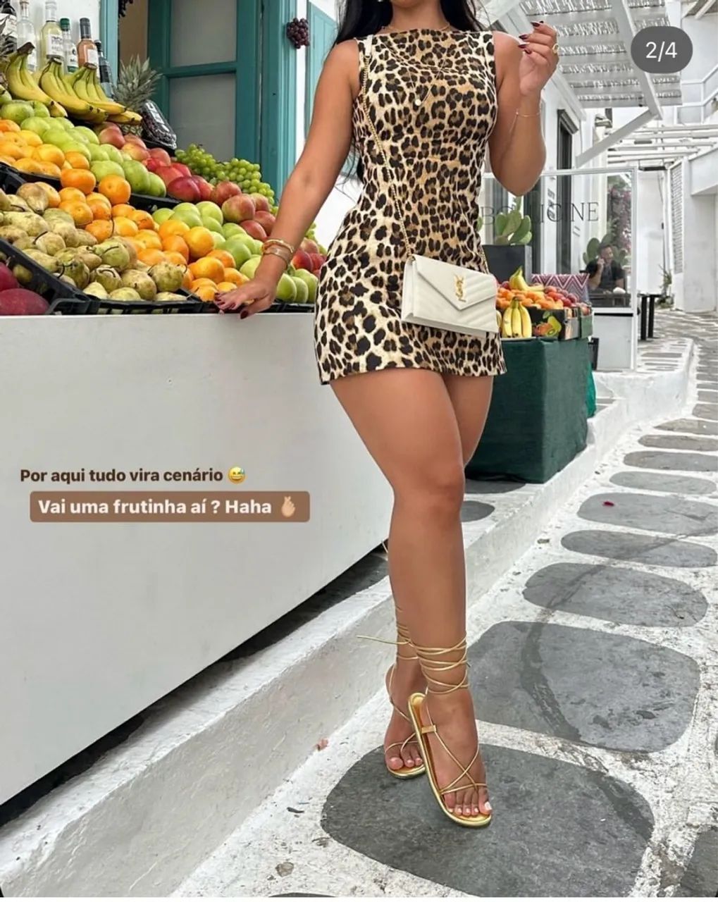 Vestido Leopardo Zara usado  - Foto 2