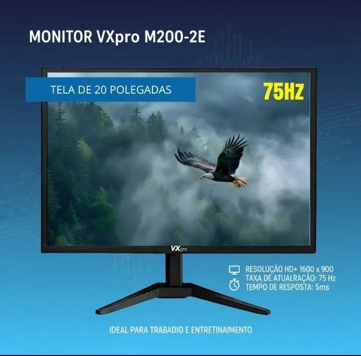 Monitor 20'' Pelogadas 75hz 5ms  - Foto 2