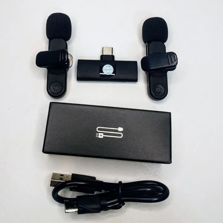 Microfone Lapela Duplo para iPhone (entrega grátis) - Foto 2