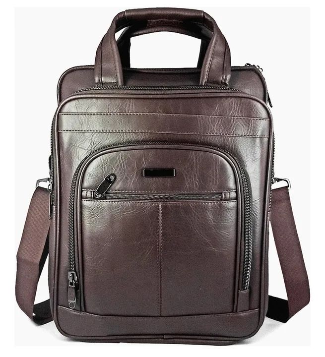 Mochila de Couro Marrom