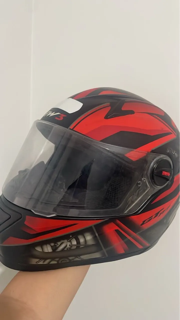Capacete FW3 Vermelho