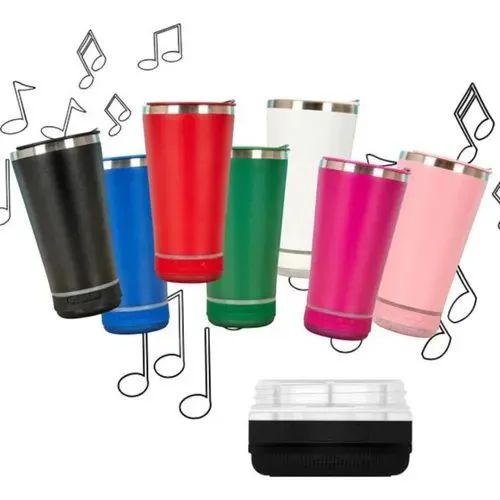 Copos térmicos bluetooth novo promoção R$:60,00 - Foto 4