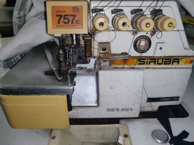 Maquina costura interloque interlock Siruba - Foto 2