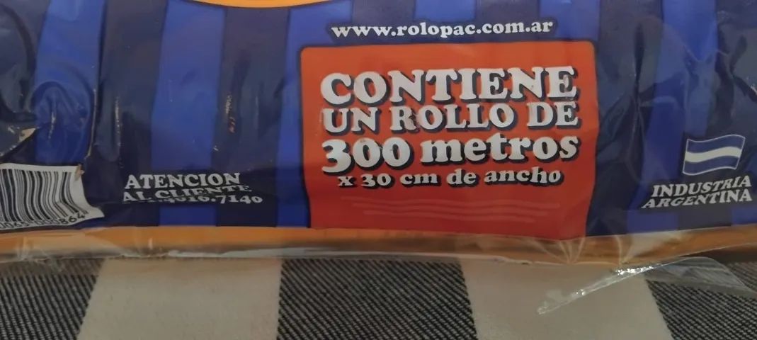 Rolo Bobina Plastico Filme Pvc 30 Cm X 300 Mts - Foto 2