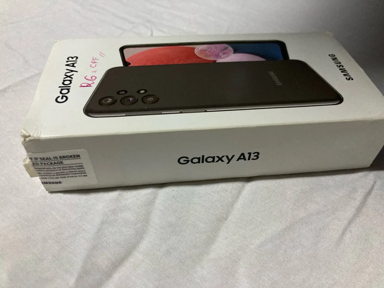 Samsung Galaxy A13 branco, 128gb, semi novo, acompanha caixa e carregador