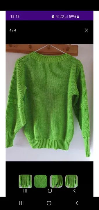 Blusa verde limão - Foto 4