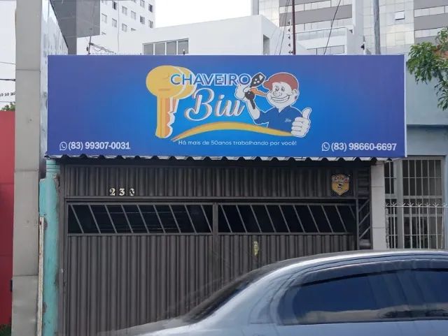 Fachadas de Loja em Lona