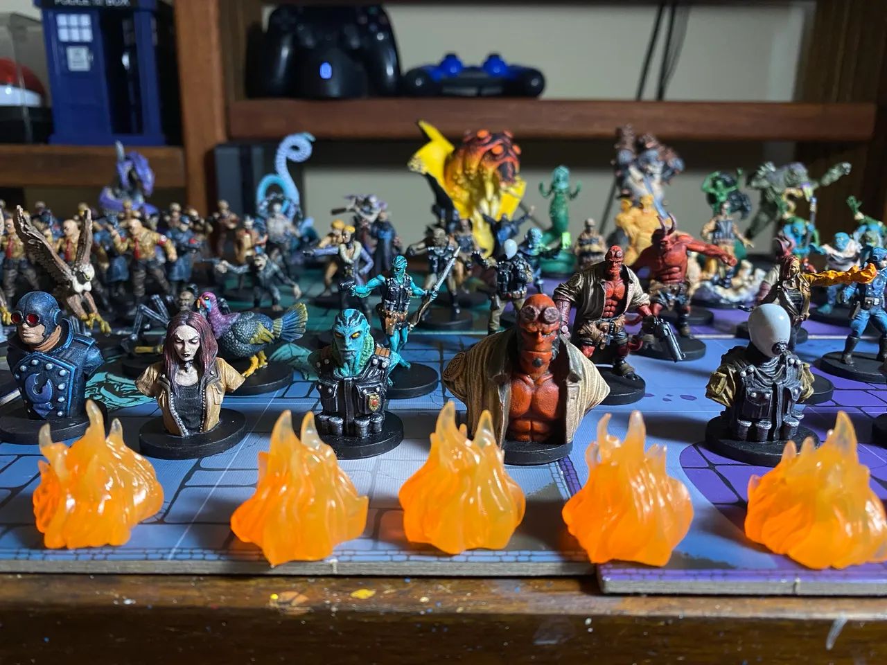 Board Game Hellboy - Edição de colecionador (com todas as miniaturas pintadas)