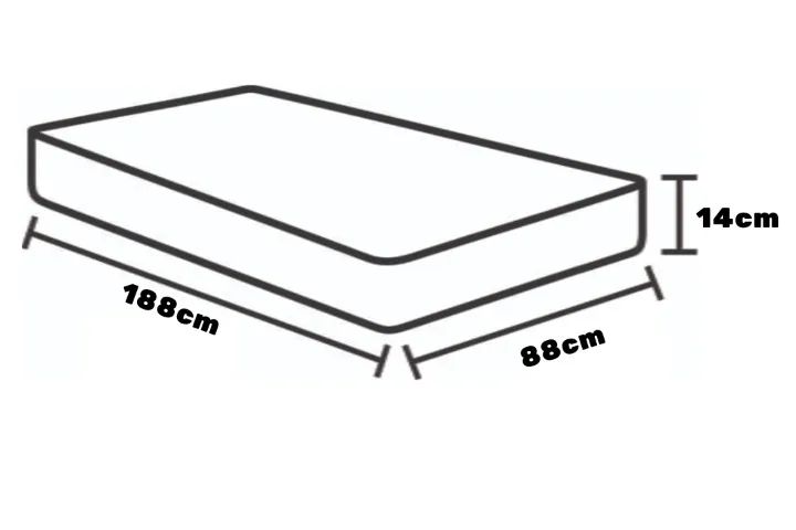 Colchão Solteiro Espuma D28 Premium Dupla Face 88x188x14 - Foto 2