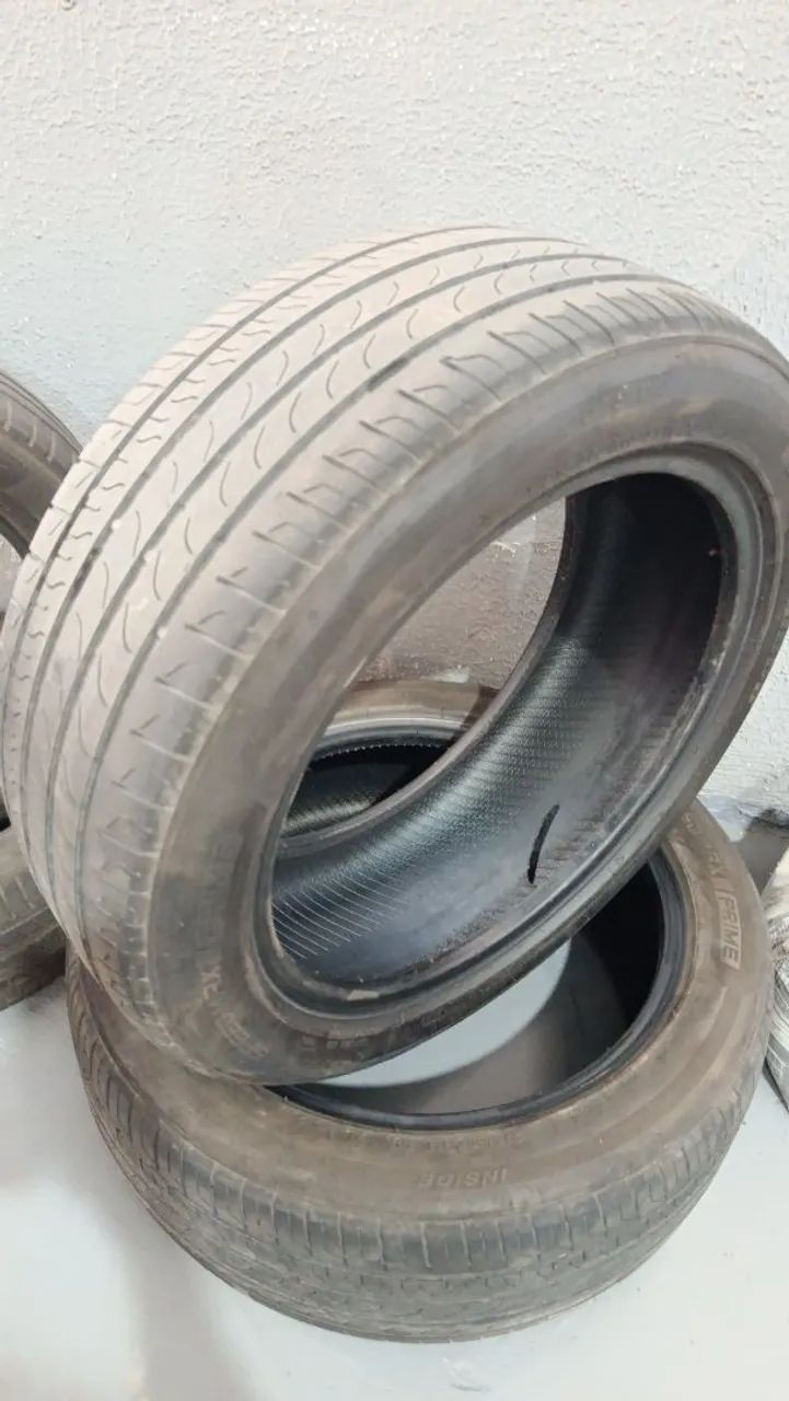 Pneus meia vida bons a partir de 100reais - Foto 2