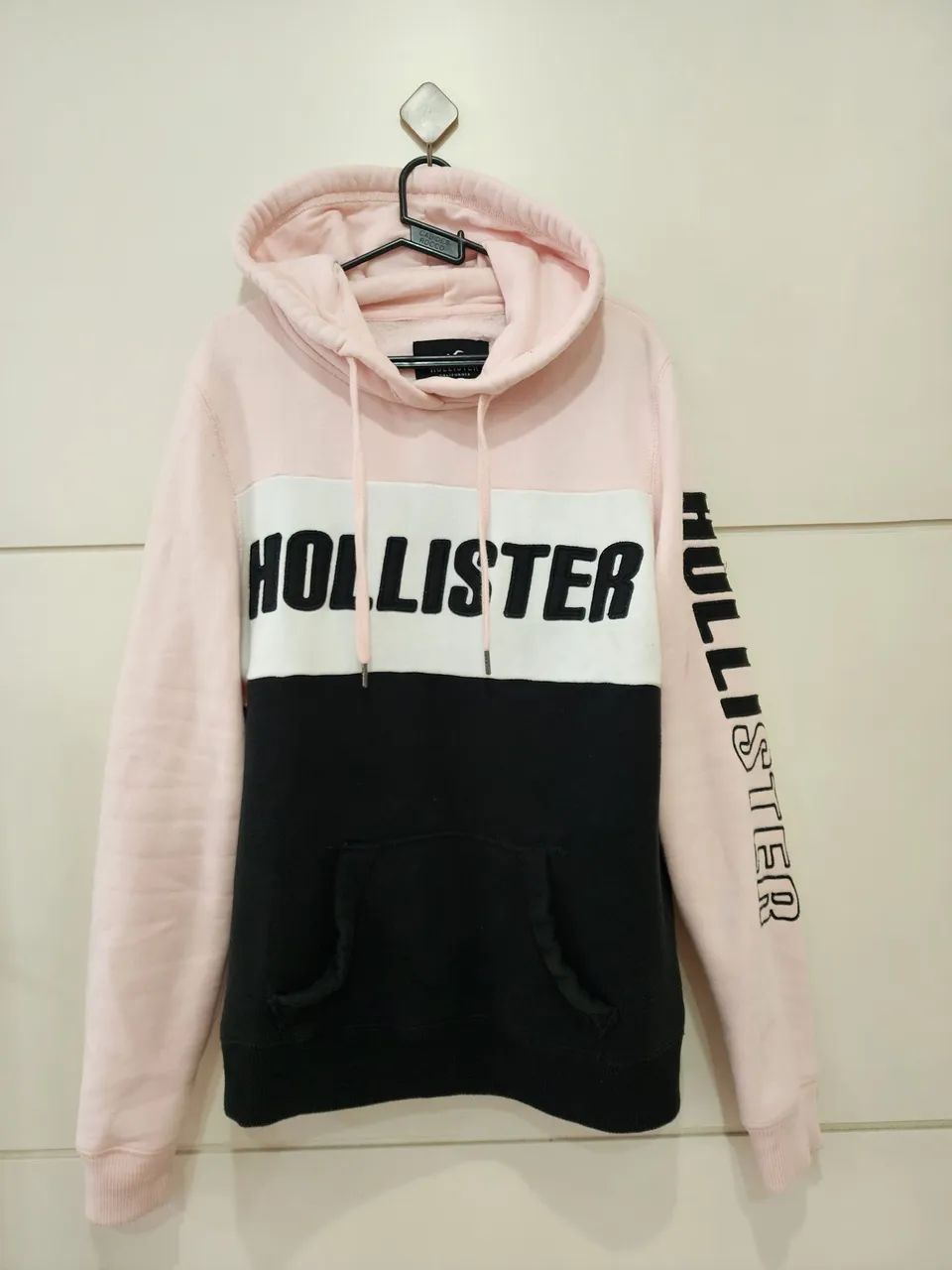Moletom Hollister Rosa e Preto
