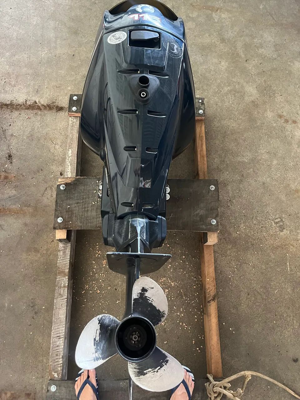 EVINRUDE de 115 com 600 horas - Foto 2