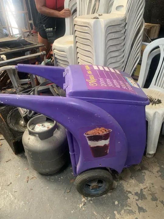 Carrinho de sorvete e açaí  - Foto 2