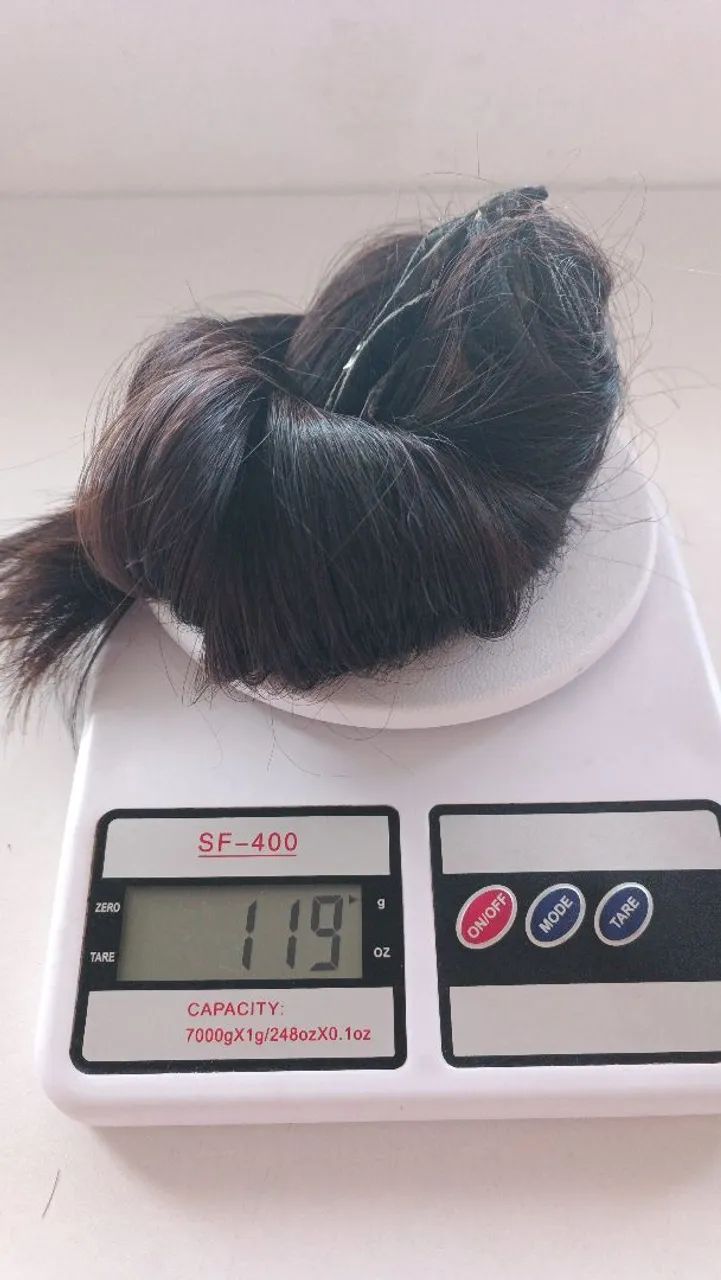 Cabelo brasileiro do sul castanho médio 50cm - Foto 2