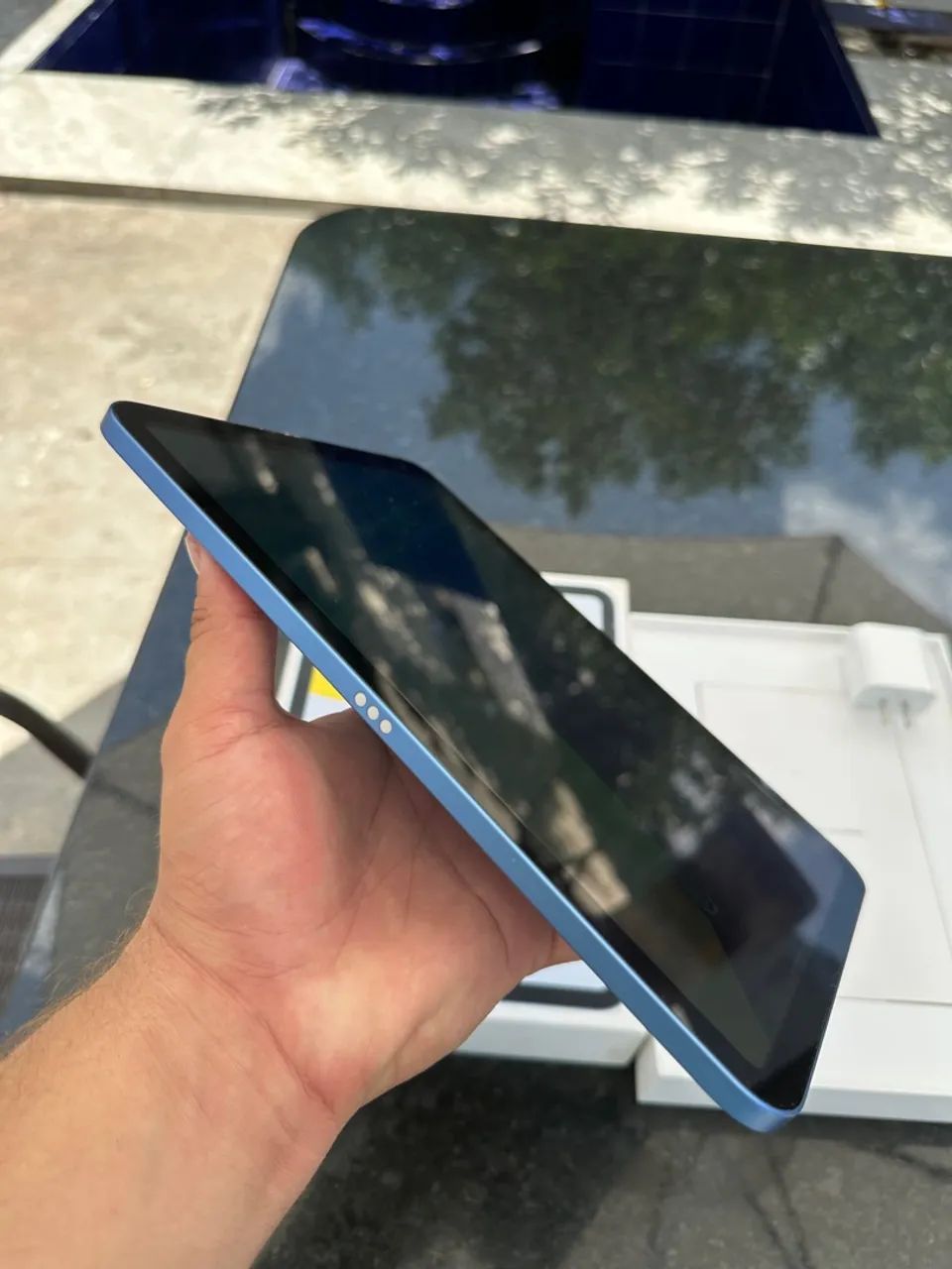 iPad 10ª Geração-estado de loja -sem nenhuma marca de uso com caixa e carregador original  - Foto 5