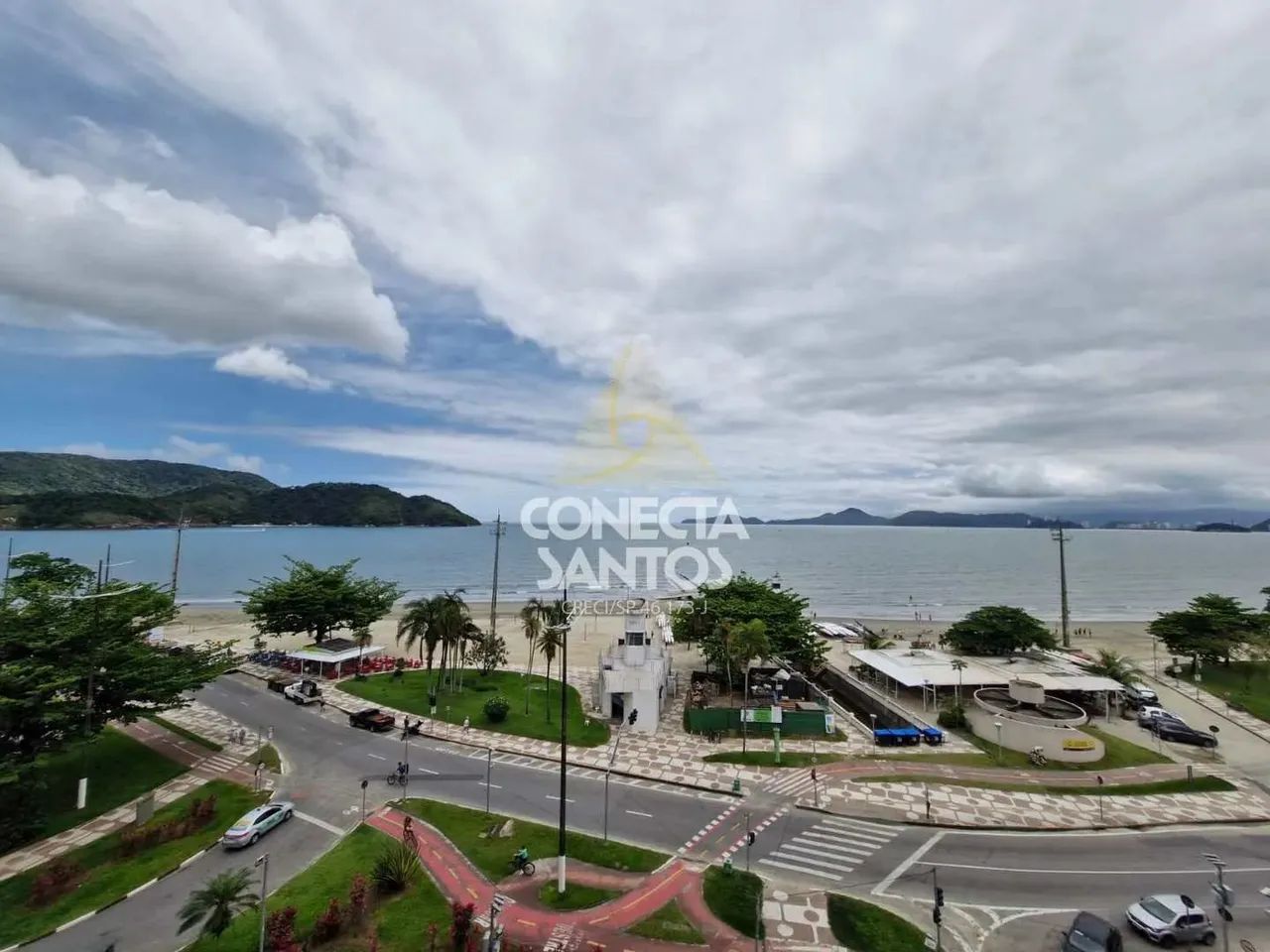 Apto c/ 3 dorms, Ponta da Praia, Santos-Cod: 1494