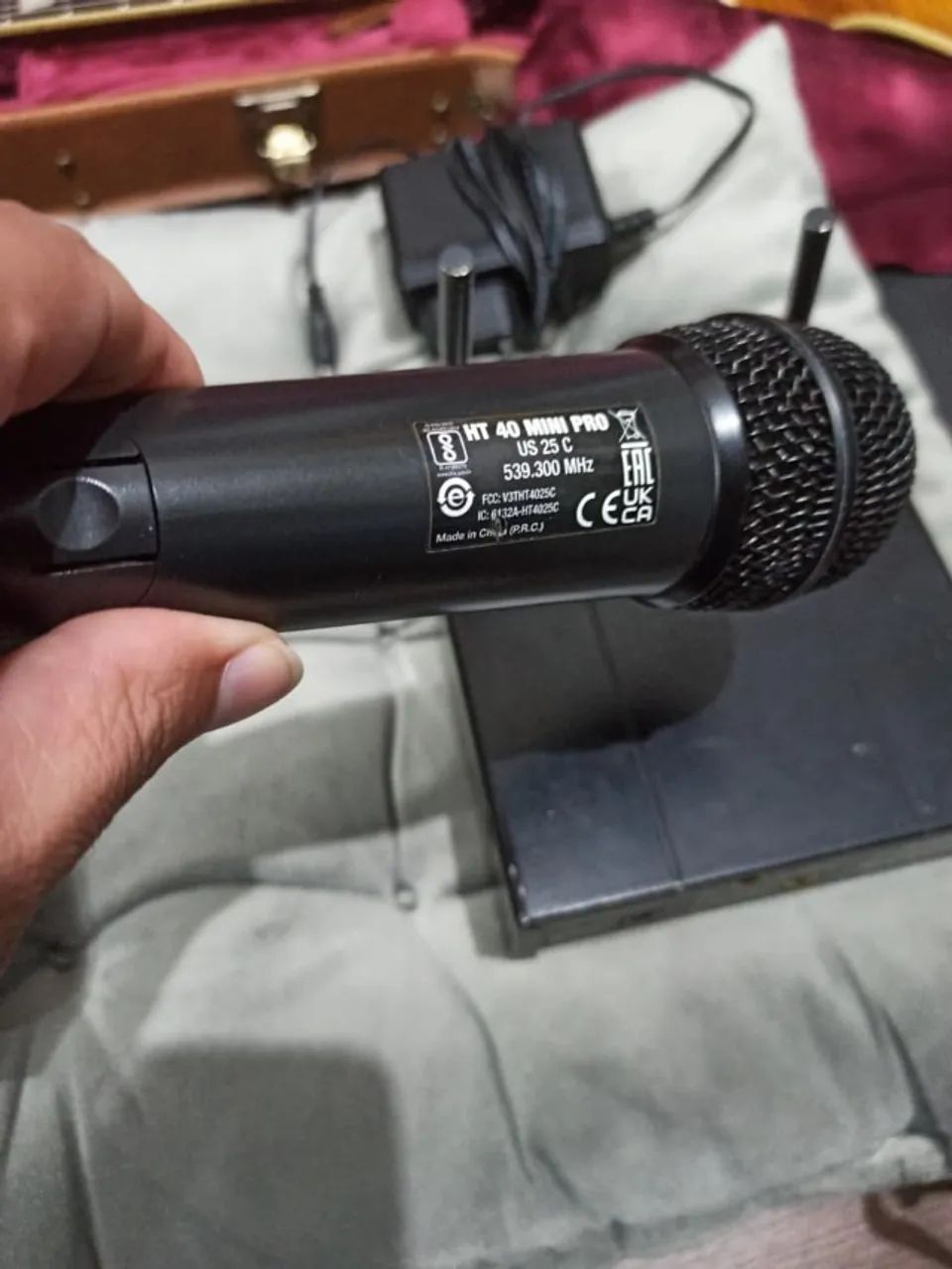 Microfone duplo sem fio AKG SR40 mini 2 - Foto 4