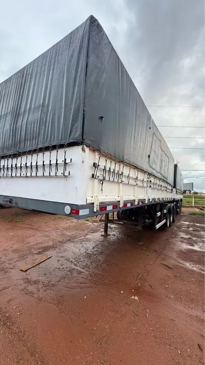 Carreta 9 eixo 3x3 curto com e sem pneus  - Foto 3