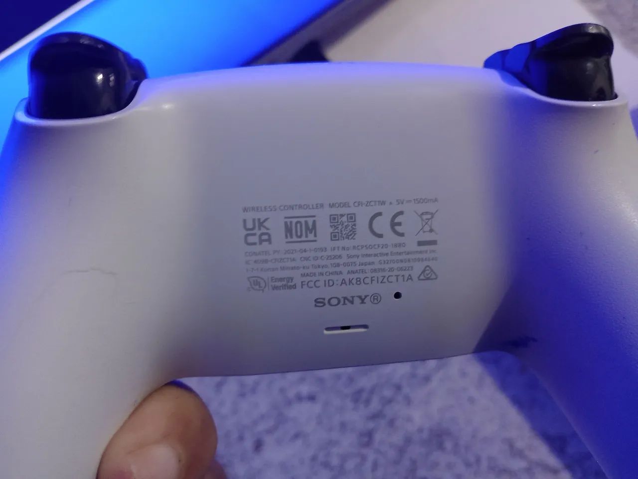 Controle Dualsense Playstation 5 Branco - Foto 2