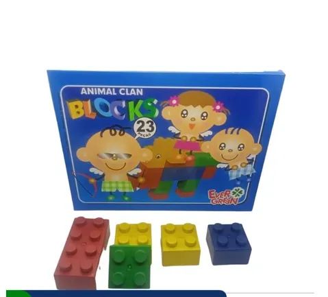 [Novo] Brinquedo Blocos de Montar Com 23 Peças Grandes e Resistentes. Últimas Unidades! - Foto 3