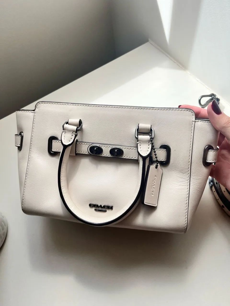 Bolsa Coach bege  - Foto 2