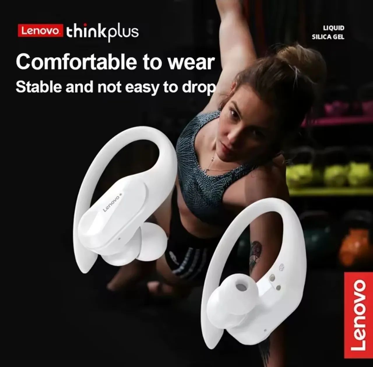 Fone de ouvido Lenovo Thinkplus LP75 touch-screen  - Foto 4