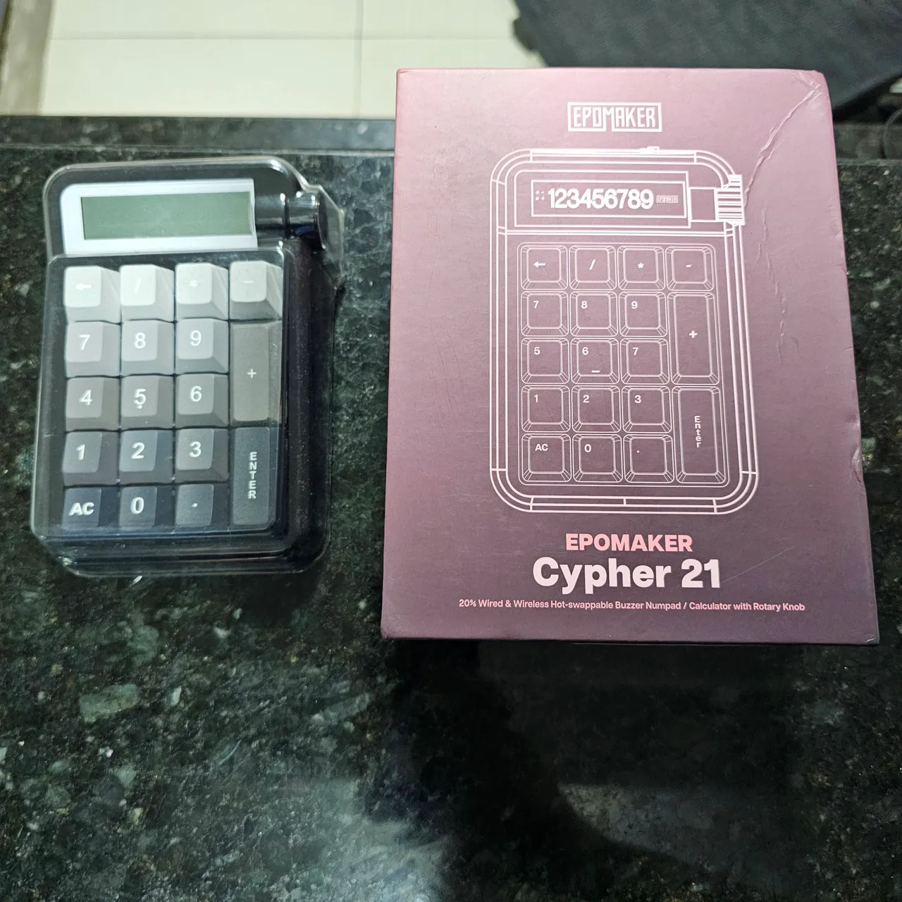 Teclado Numérico Epomaker Cypher 21 - 20%