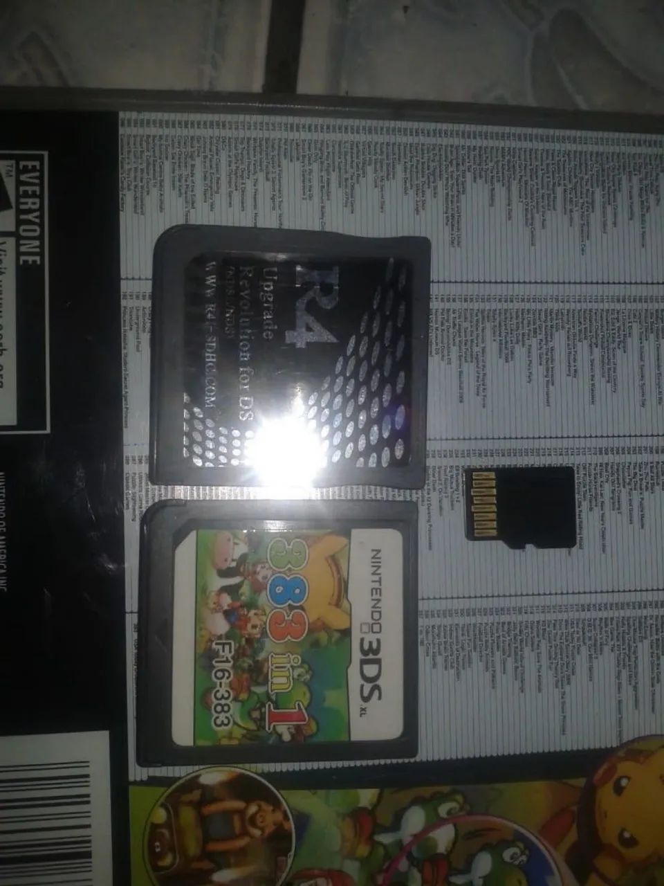 Cartucho de Jogo 3 em 1 para Nintendo 3DS
