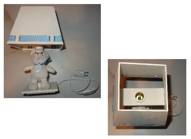 Kit bebê Higiene madeira MDF 6 peças