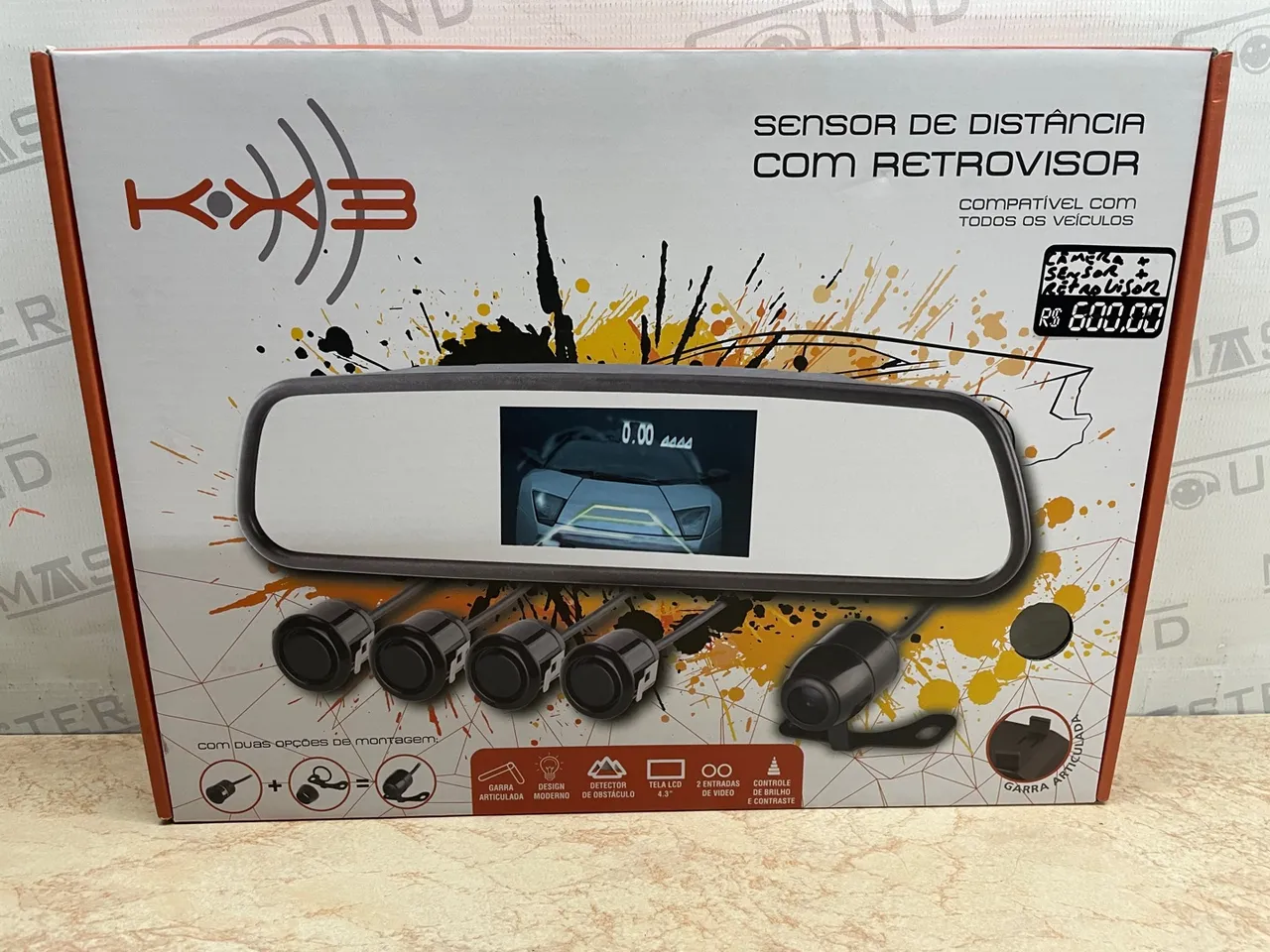 Sensor de Distância com Retrovisor - KYXB