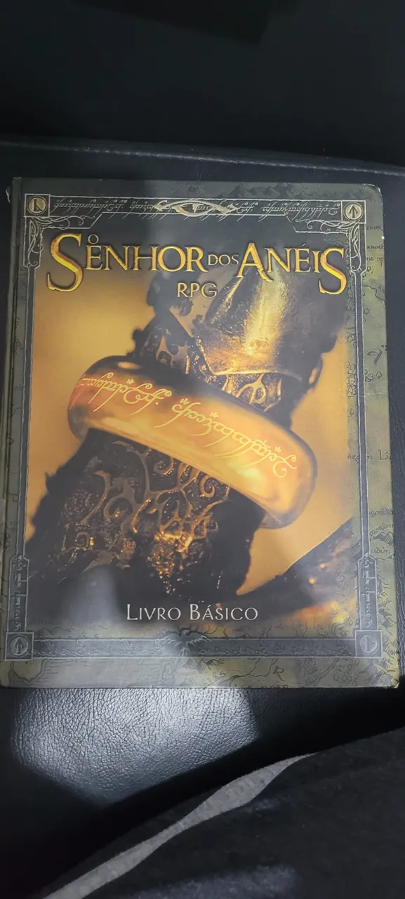 Kit com 3 Livros - Senhor dos Aneis RPG (Sistema CODA) - 2002 - Editora Devir